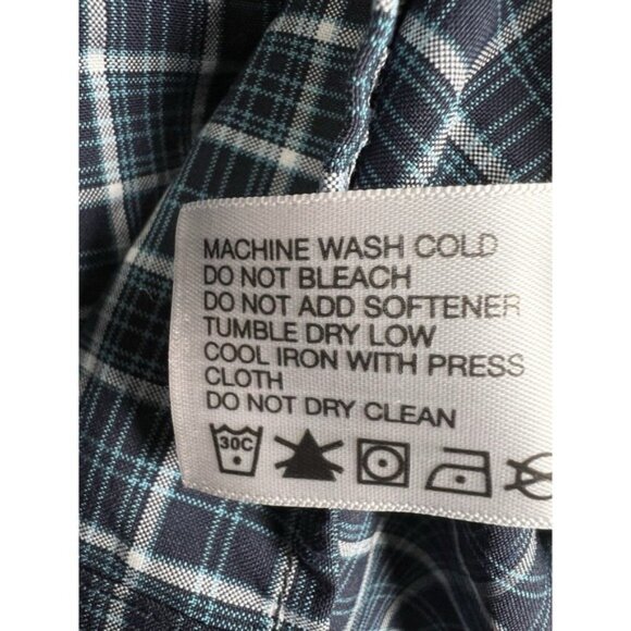 Orvis Tech Active Fit Plaid Long Sleeve Button Down Shirt Men's Size Large - Picture 9 of 11